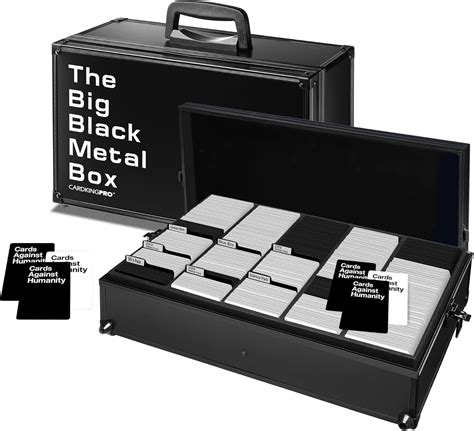 cards against humanity the big black metal box|The Big Black Metal Box (BBB Edition) .